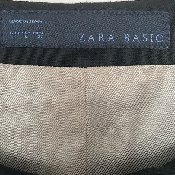 ZARA Basic Black Bolero Crop Jacket - Picture 2 of 6